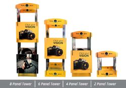 Display Tower with Custom Printed Interlocking Panels (Display Frames) 8 - Circleone