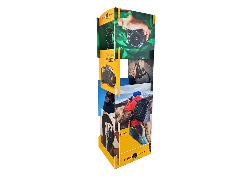 Display Tower with Custom Printed Interlocking Panels (Display Frames) - Circleone