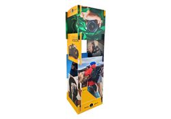 Display Tower with Custom Printed Interlocking Panels (Display Frames) - Circleone