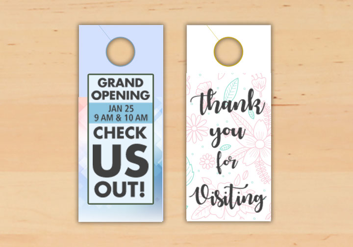 Door Hangers  3 - Circleone