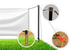 EZ-Post Banner Stands  2 - Circleone