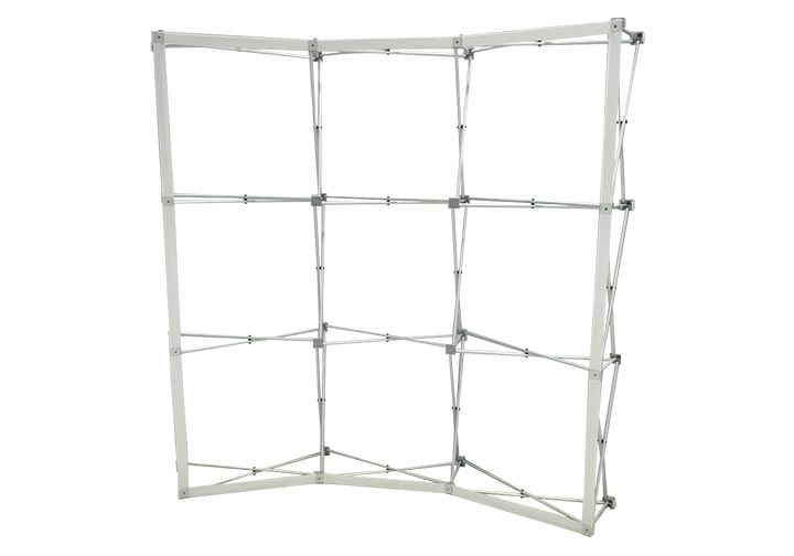 Fabric Pop Up Curved Display (Backdrop) 1 - Circleone