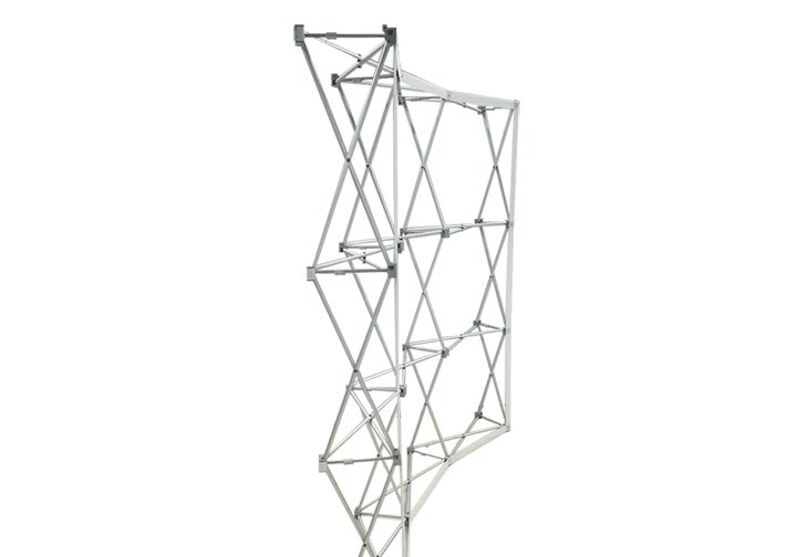 Fabric Pop Up Curved Display (Backdrop) 2 - Circleone