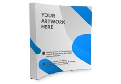 Fabric Pop Up Curved Display (Backdrop) - Circleone