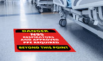 Hospitals / Clinics Floor Stickers / Decals / Signs (Clear)  1 - Circleone