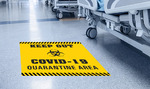 Hospitals / Clinics Floor Stickers / Decals / Signs (Clear)  2 - Circleone