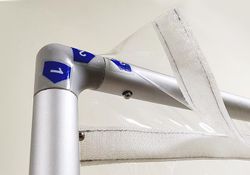 Floor Standing Sneeze Shield  5 - Circleone