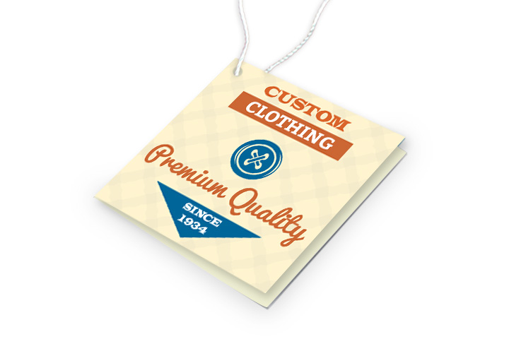 Folded Hang Tags  1 - Circleone