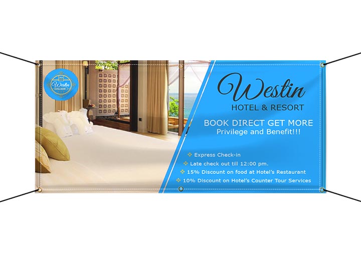 Hotel Banners (Vinyl Banners) - Circleone