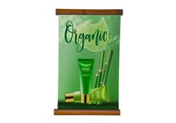 L Mini Table Top Banner Stands (Bamboo Banner Stands) - Circleone