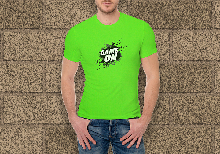 Men's Dry-Fit Moisture Wicking T-shirt - Crew Neck-Circleone-1