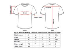 Men's Dry-Fit Moisture Wicking T-shirt - Crew Neck-Circleone-7