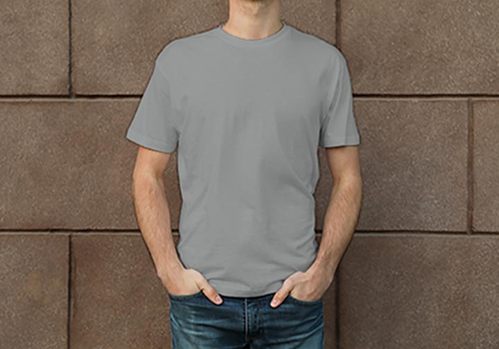Plain T Shirt - Round Neck (Custom T-shirts) - Circleone