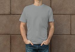 Plain T Shirt - Round Neck (Custom T-shirts) - Circleone