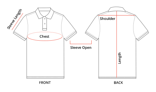 Custom Printed T Shirt - Polo Neck  6 - Circleone