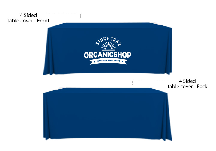 Premium Full Color Table Covers & Throws  5 - Circleone