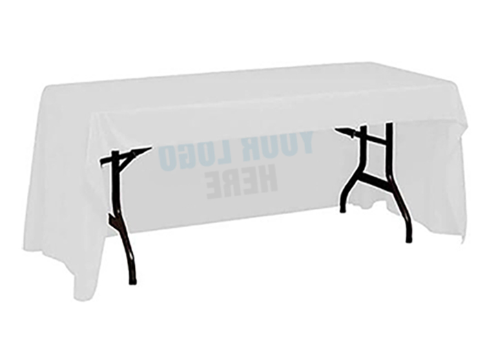 Premium White Table Covers & Throws  2 - Circleone