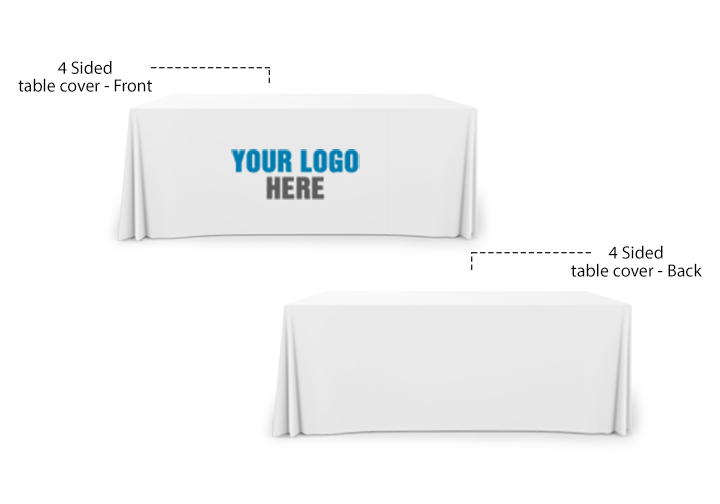 Premium White Table Covers & Throws  3 - Circleone