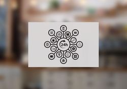 Printed Frosted Decals  3 - Circleone