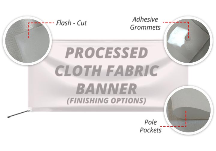 Processed Cloth Fabric Banner (Fabric Banners) 3 - Circleone