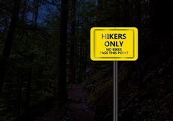 Reflective Custom Trail Markers Signs  4 - Circleone 