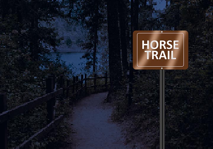 Reflective Custom Trail Markers Signs  5 - Circleone