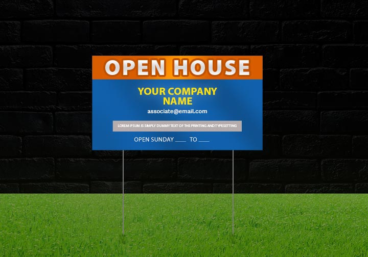 Reflective Yard Signs  1 - Circleone