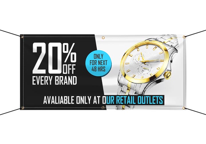 Retail Banners (Vinyl Banners) - Circleone