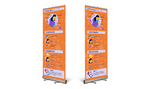 Safety Roll Up Banner Stands  2 - Circleone