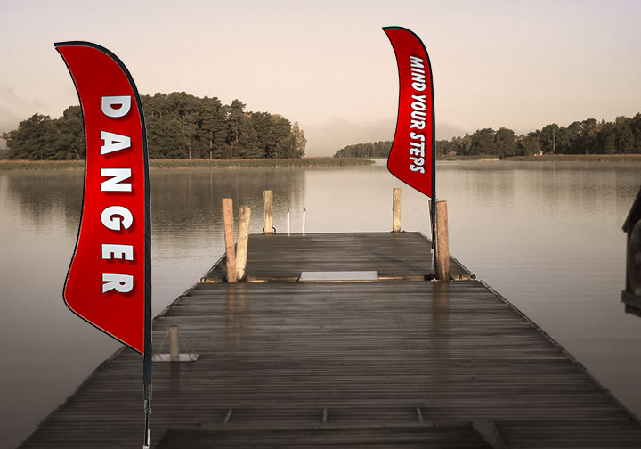 Shark Fin Flags (Flags) 7 - Circleone