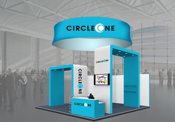 Sky Tube Circle Hanging Banners  3 - Circleone