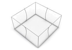 Sky Tube Square Hanging Banners  7 - Circleone