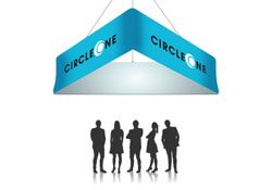 Sky Tube Triangle Hanging Banners  2 - Circleone