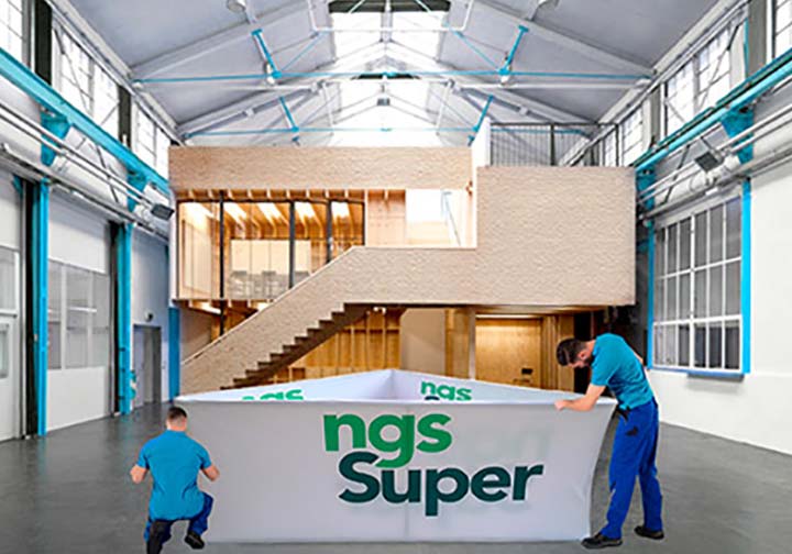 Sky Tube Triangle Hanging Banners  4 - Circleone 