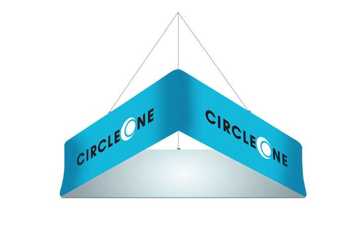 Sky Tube Triangle Hanging Banners  1 - Circleone