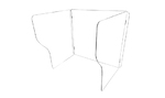 Sneeze Guard for Desk  3 - Circleone