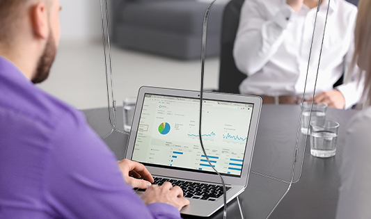 Sneeze Guard for Office  1 - Circleone