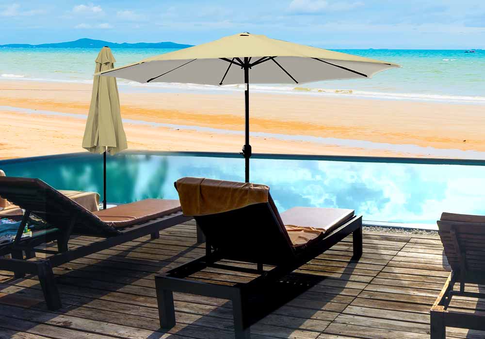 Solid Outdoor Umbrella (Umbrella) 1 - Circleone