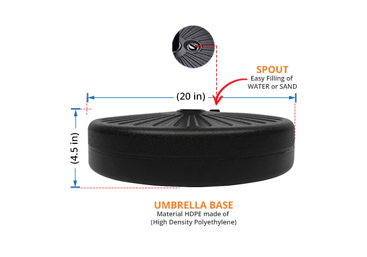 Solid Outdoor Umbrella (Umbrella) 11 - Circleone