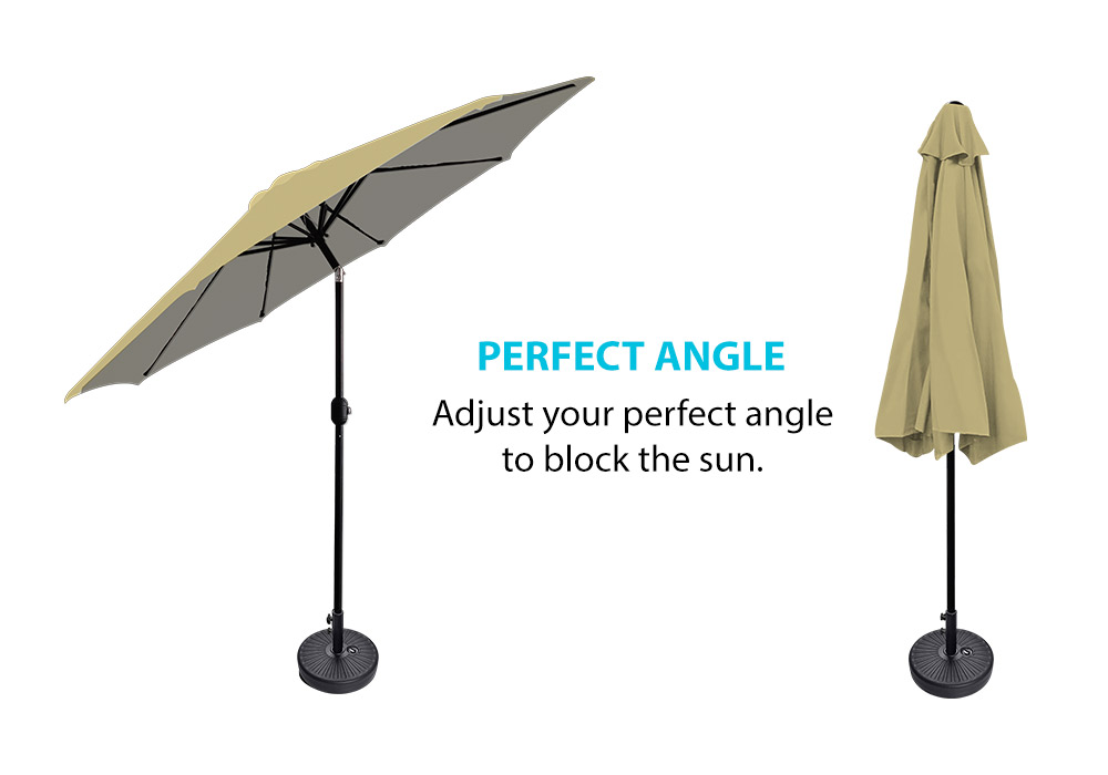 Solid Outdoor Umbrella (Umbrella) 7 - Circleone