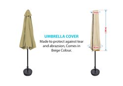 Solid Outdoor Umbrella (Umbrella) 8 - Circleone