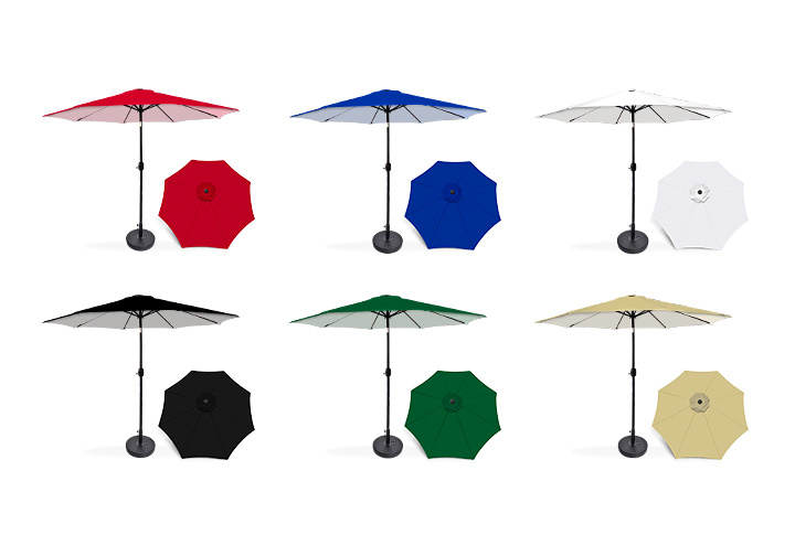 Solid Outdoor Umbrella (Umbrella) 9 - Circleone