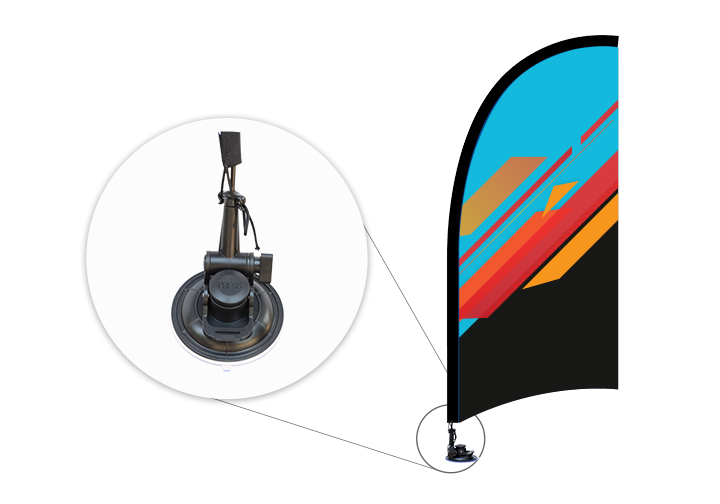 Suction Cup Flags - Blade (Flags) 1 - Circleone