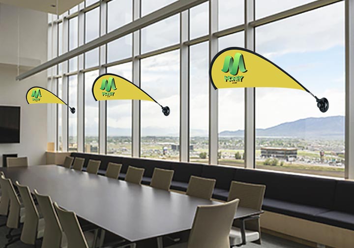 Suction Cup Flags - Teardrop (Flags) 4 - Circleone