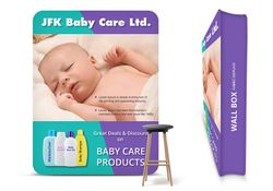 Wall Box Fabric Displays (Backdrop) - Circleone