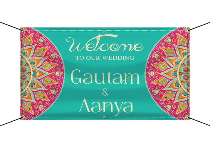 Wedding Banners (Vinyl Banners) 1 - Circleone