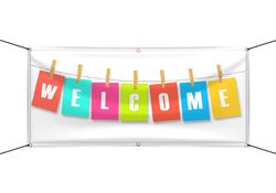 Welcome Banners (Vinyl Banners) - Circleone