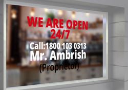 Window Lettering  3 - Circleone