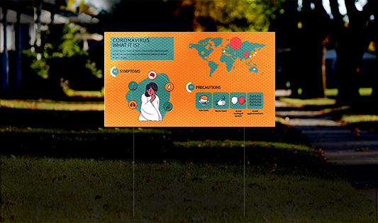 HIP Reflective Yard Awareness Signs  1 - Circleone