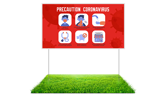 Yard Precaution Signs  1 - Circleone